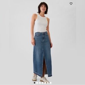 Gap Denim Maxi Skirt